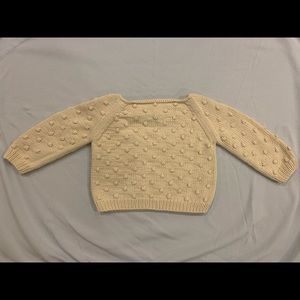 Summer Popcorn Sweater - Vanilla 12-18m